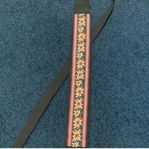 Diolen Floral Embroidered Vintage Tie